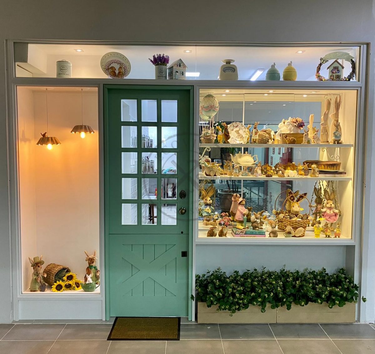 Porta holandesa com pintura laca verde acetinado - Imagem 2