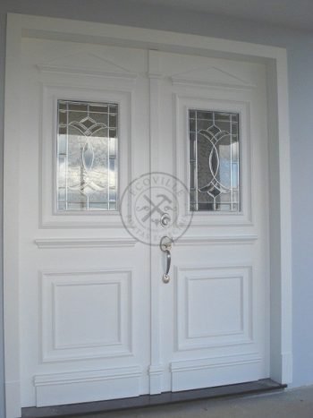 Porta com sistema de abertura dupla, pintura de laca P.U branco acetinado (Sayerlack) - Imagem 2