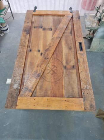 Porta madeira demolição rústica - Imagem 4