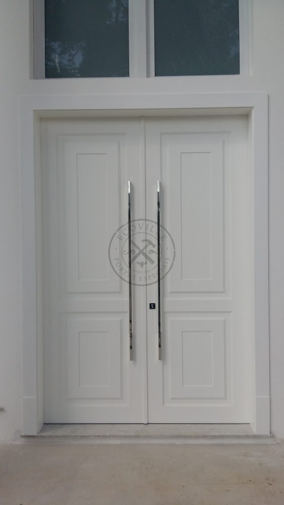 Porta com sistema de abertura dupla, pintura de laca P.U branco acetinado (Sayerlack) - Imagem 4