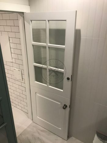 Porta Holandesa com pintura laca P.U branco acetinado - Imagem 4