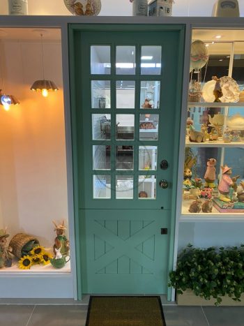 Porta holandesa com pintura laca verde acetinado - Imagem 6