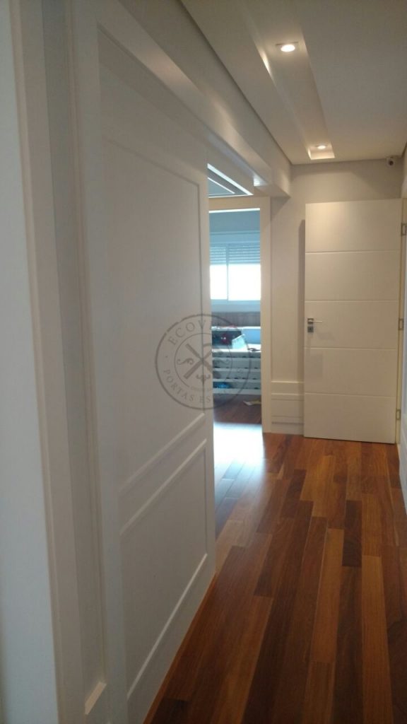 Porta de correr com sistema de trilho embutido, modelo EXCLUSIVO - Imagem 7