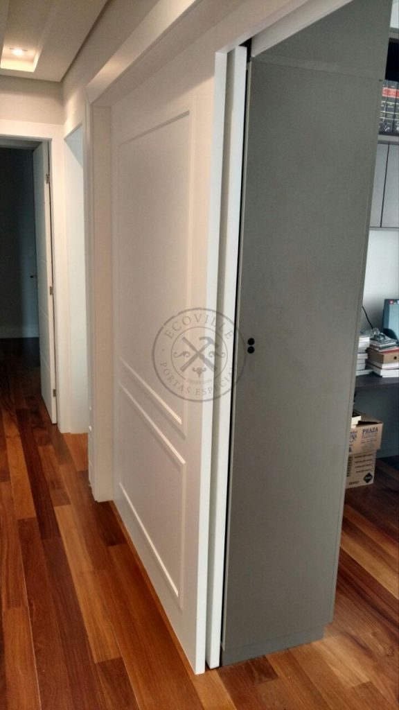 Porta de correr com sistema de trilho embutido, modelo EXCLUSIVO - Imagem 10