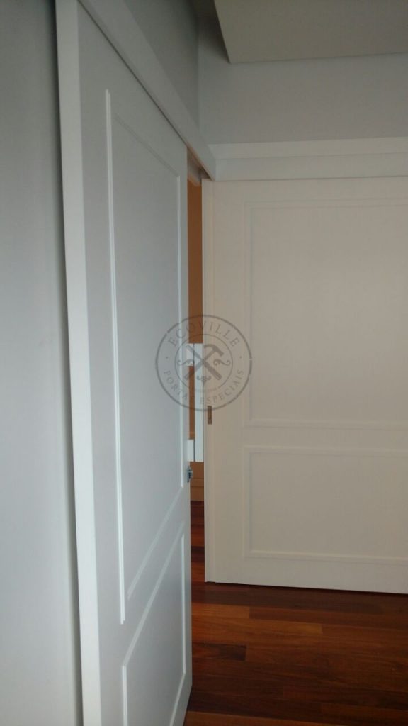 Porta de correr com sistema de trilho embutido, modelo EXCLUSIVO - Imagem 15