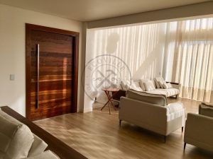 Porta pivotante de madeira de demolição. - Imagem 2