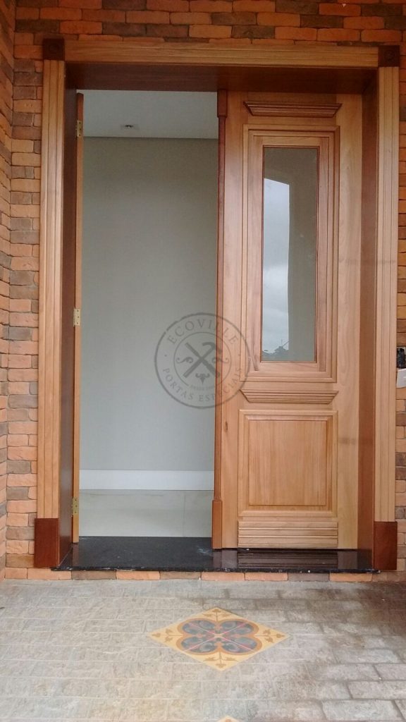 Porta de abertura dupla com postigo móvel com vidro incolor 8 mm - Imagem 4