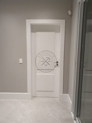 Porta kit pronto especial com almofadas com pintura laca P.U acetinado - Imagem 3