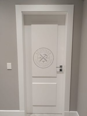 Porta kit pronto especial com almofadas com pintura laca P.U acetinado - Imagem 4