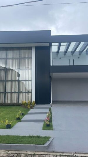 Porta em ACM preto carbono, dupla vedação porta e batente - Imagem 6