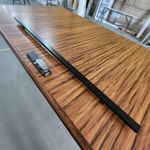 Porta em ACM chapa Wood Jatobá com fechadura digital Intelbras - Imagem 5