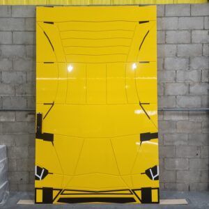Porta em ACM exclusivo modelo Lamborghini
