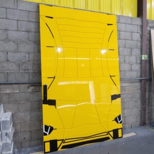 Porta em ACM exclusivo modelo Lamborghini - Imagem 2