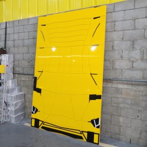 Porta em ACM exclusivo modelo Lamborghini - Imagem 3