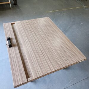 Porta em ACM Wood Carvalho Mel com puxador cava - Imagem 2