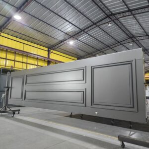 Porta em ACM modelo colonial chapa Dark Grey - Imagem 5