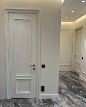 Porta kit pronto especial com apliques de molduras e almofadas - Imagem 2