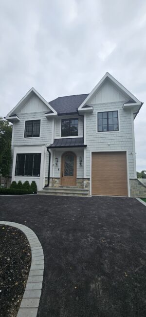 Porta em ACM Wood Carvalho Mel modelo em arco - Imagem 4