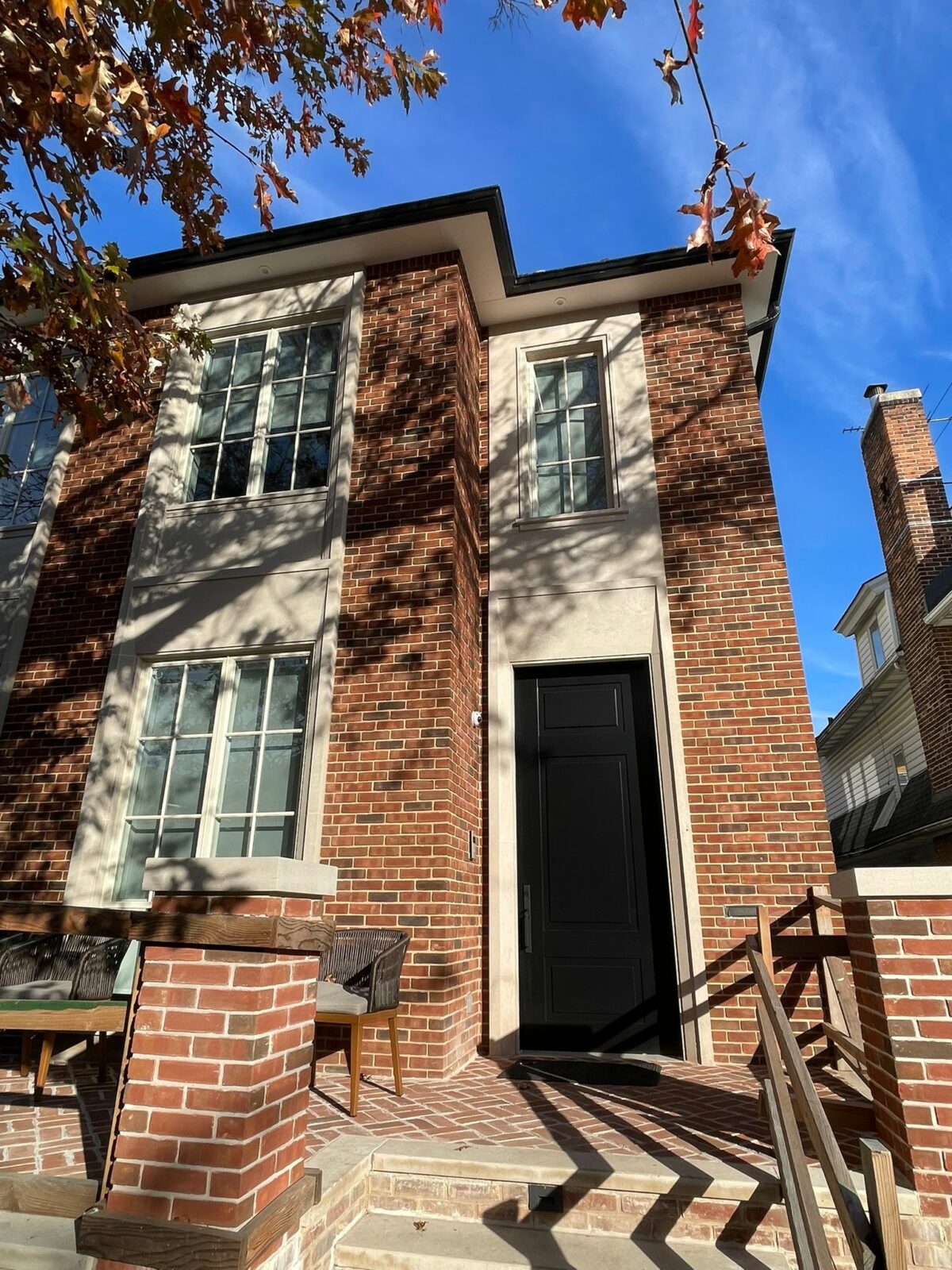 186 Porta pivotante em ACM preto fosco - Imagem 2