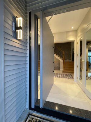 Porta pivotante em ACM Concreto Shangai PRO 2391 - Imagem 5