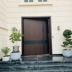 Porta pivotante em ACM com puxador cava especial - Imagem 3