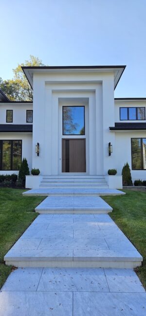 Porta pivotante em ACM com puxador cava especial - Imagem 6