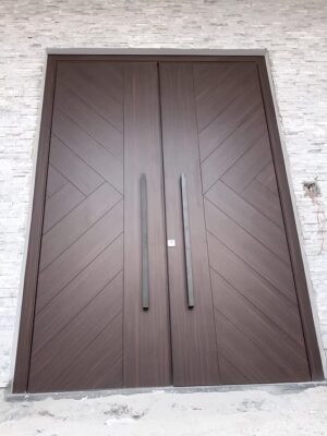 Porta em ACM com sistema de abertura dupla - Imagem 2