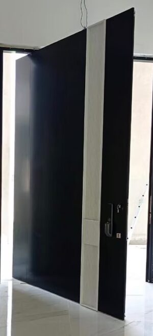 Porta pivotante em ACM com puxador cava especial - Imagem 2